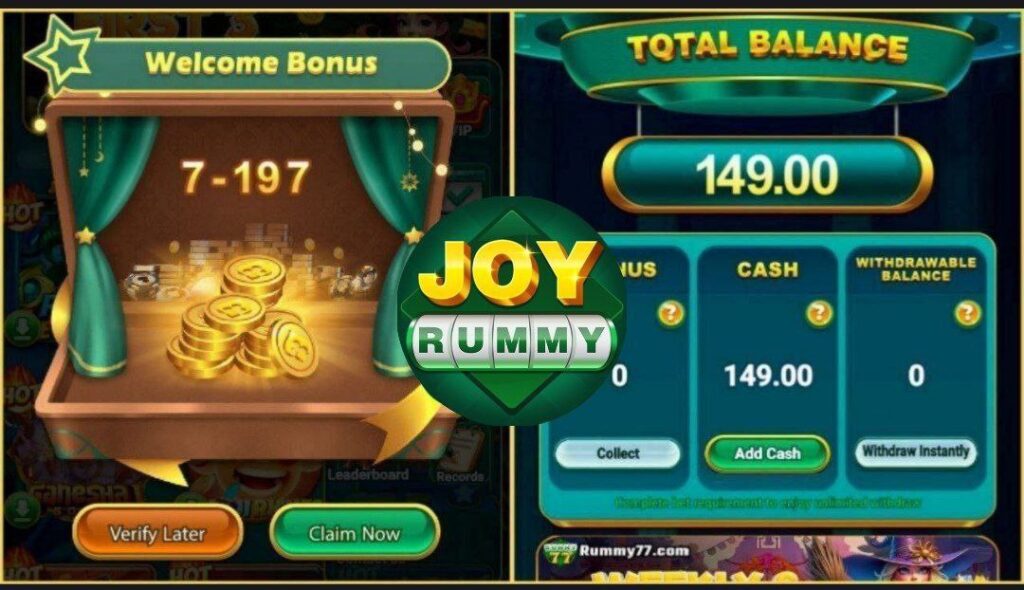 Joy Rummy APK Download (Latest 2026): Get ₹51 Bonus & Play Online 2 joy rummy apk download